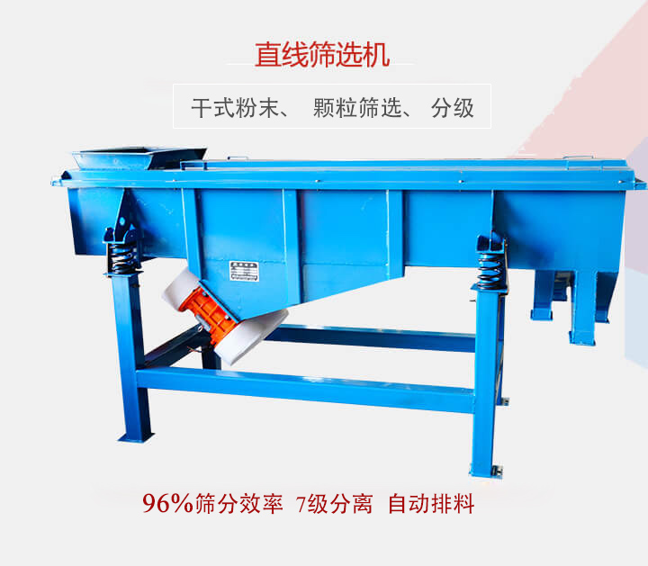 直線篩選機用于篩選、分級各種粉末、顆粒
